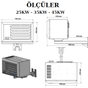 UMAYGAZ Doğalgazlı Sıcak Hava Üretici 35KW