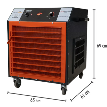 18000W Füme Trifaze Elektrikli Fanlı Isıtıcı