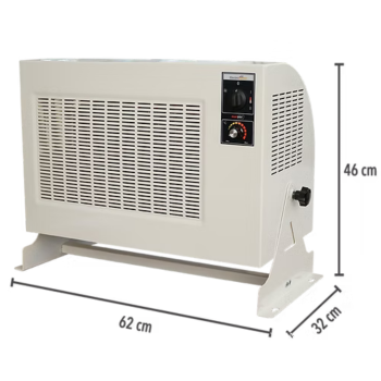 9000W Krem Trifaze Elektrikli Fanlı Isıtıcı