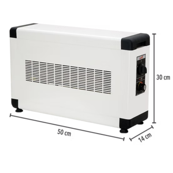 2000W Monofaze Elektrikli Fanlı Isıtıcı