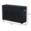 Mini Füme 2000W Monofaze Elektrikli Fanlı Isıtıcı